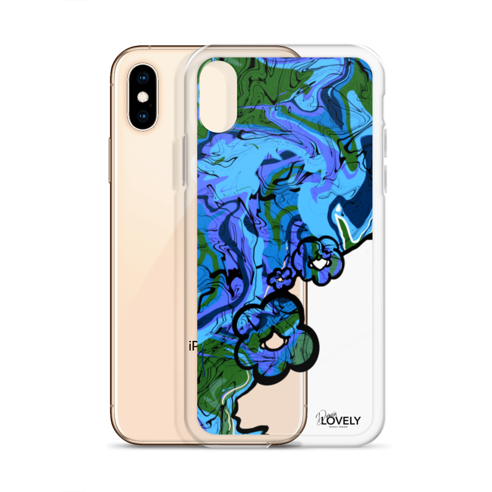 Groovy iPhone Case - Blue Lagoon