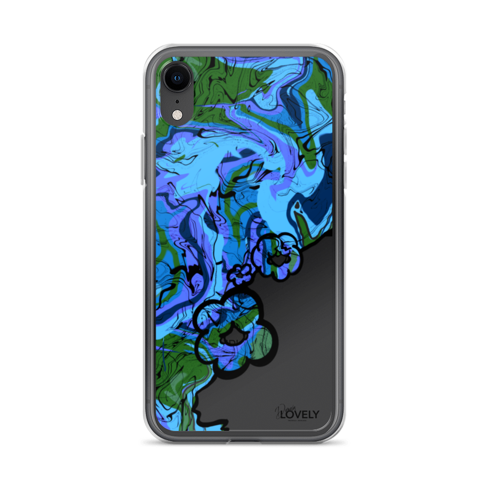 Groovy iPhone Case - Blue Lagoon