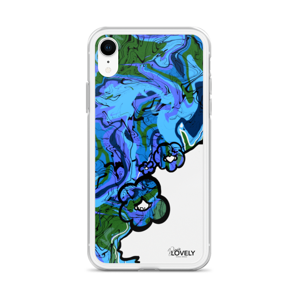 Groovy iPhone Case - Blue Lagoon