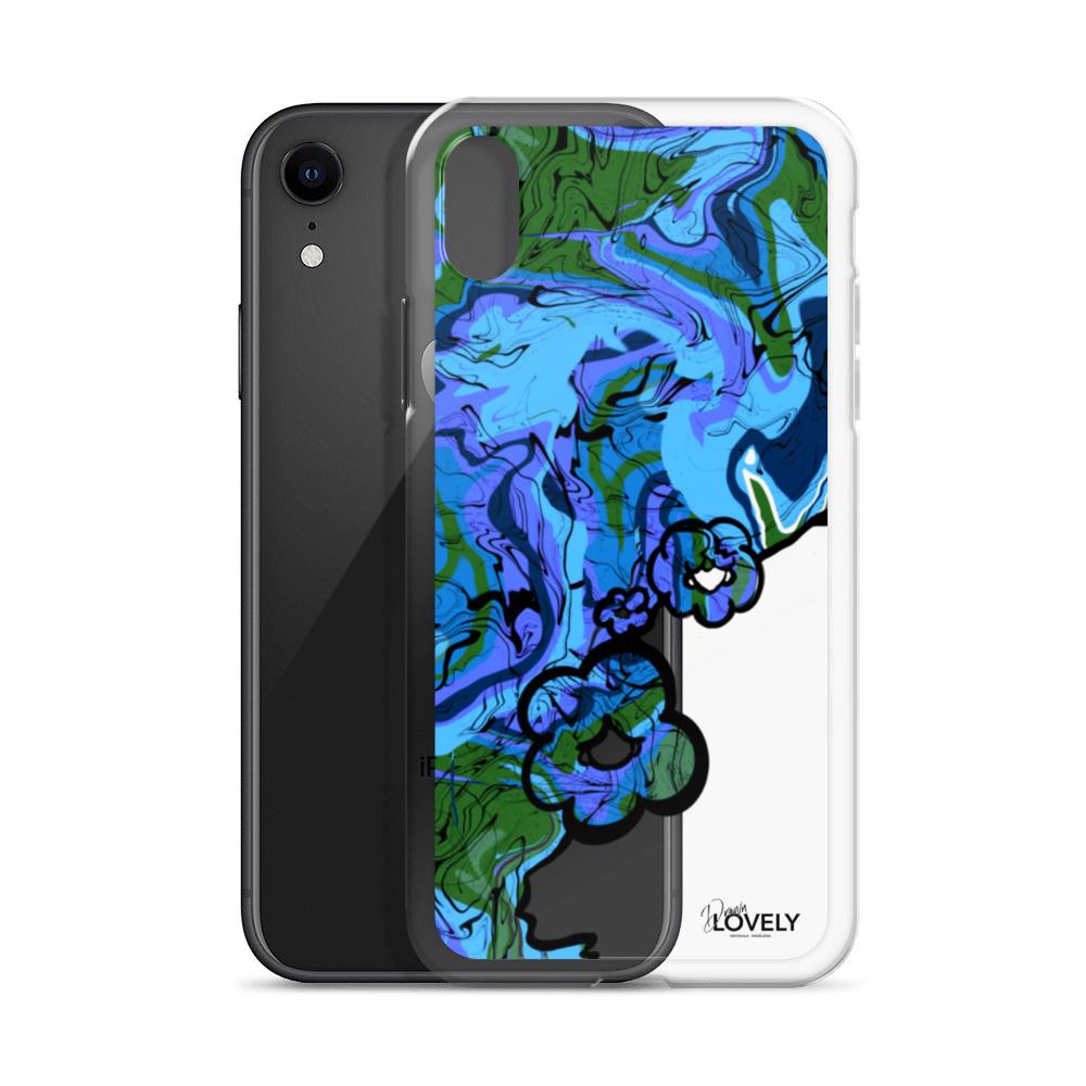 Groovy iPhone Case - Blue Lagoon