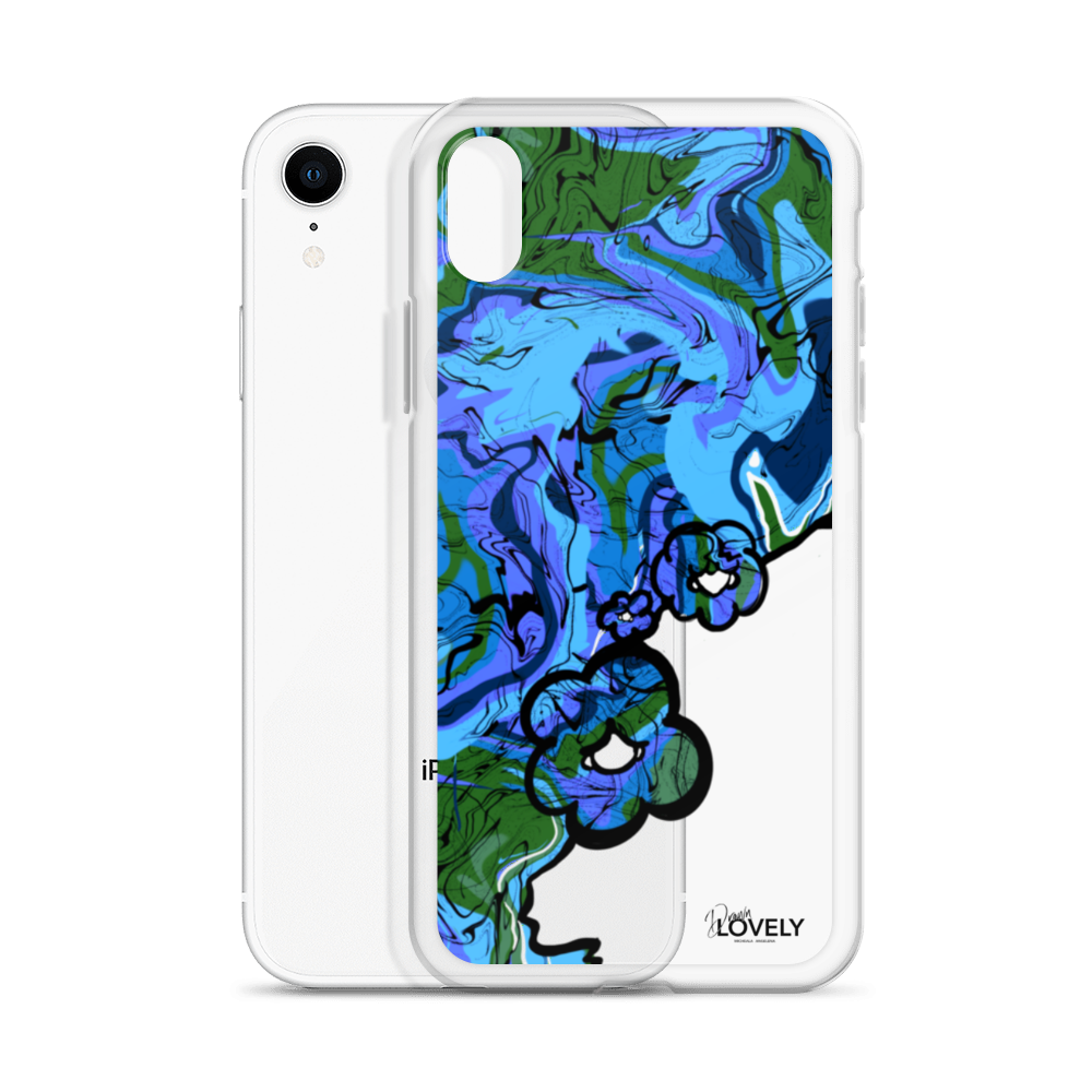 Groovy iPhone Case - Blue Lagoon