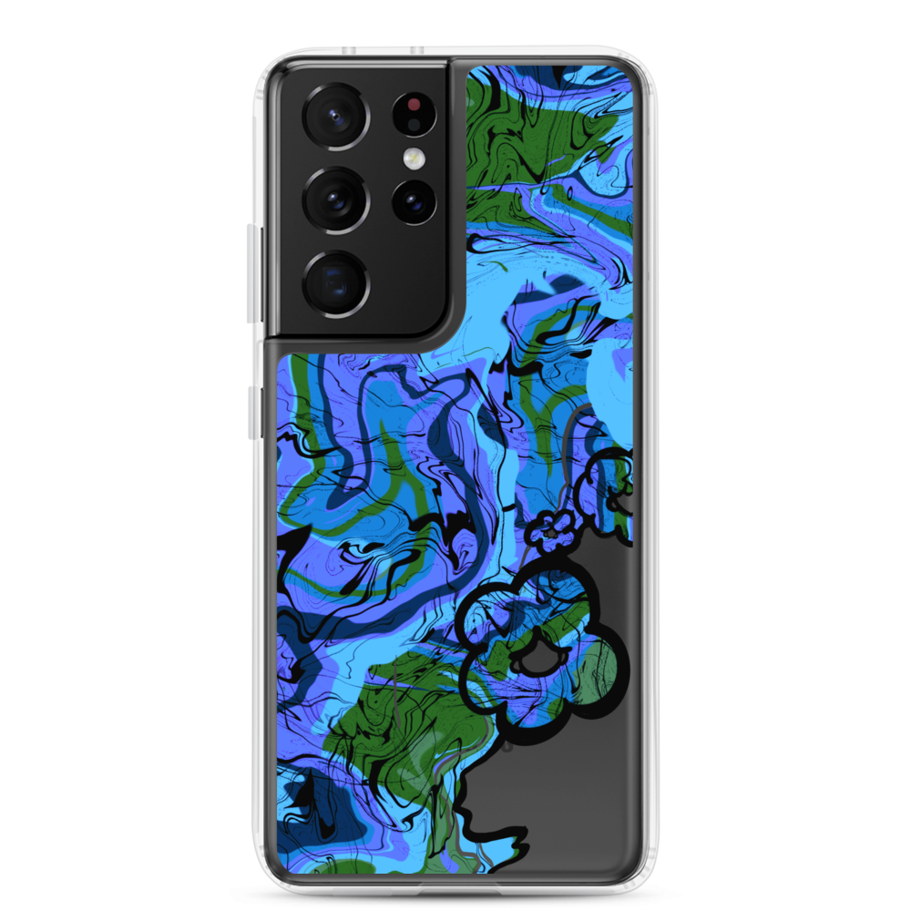 Groovy Samsung Case - Blue Lagoon
