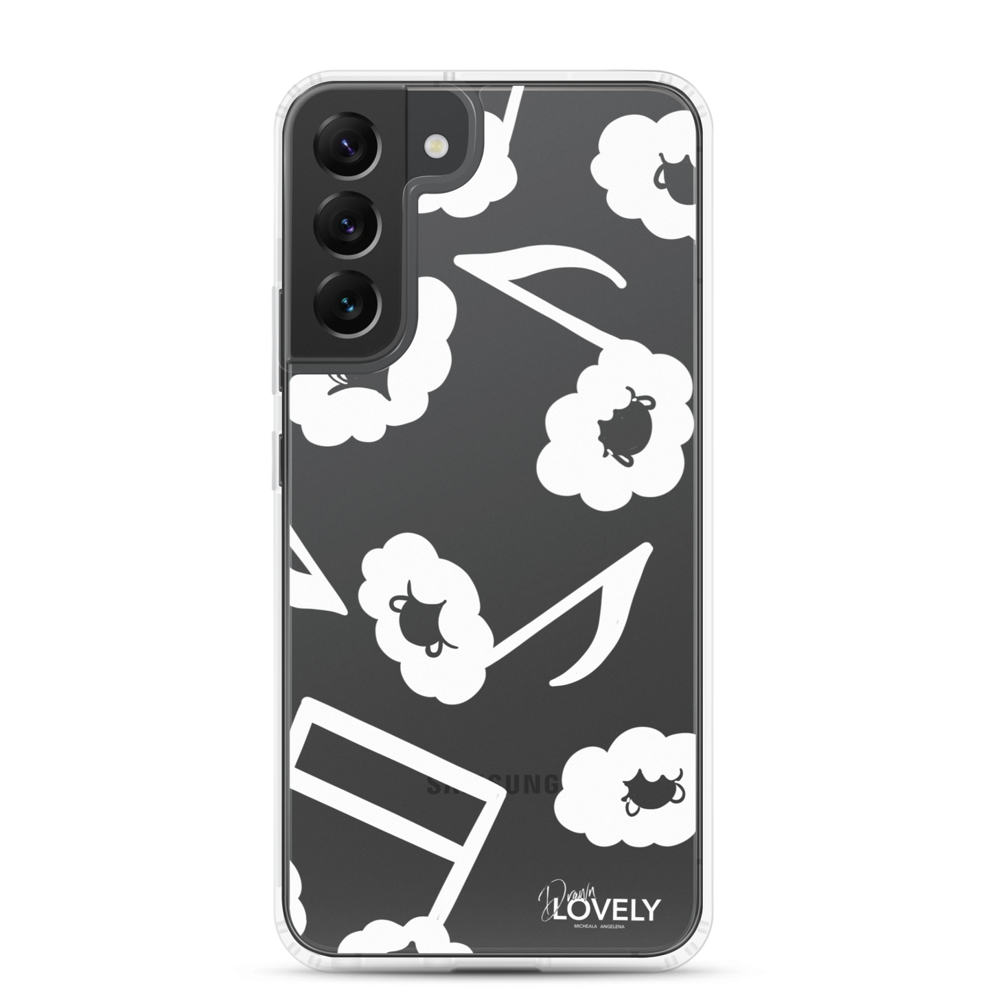 Melodic Samsung Case - White
